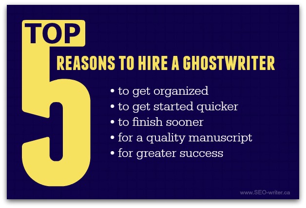 Why hire a ghostwriter
