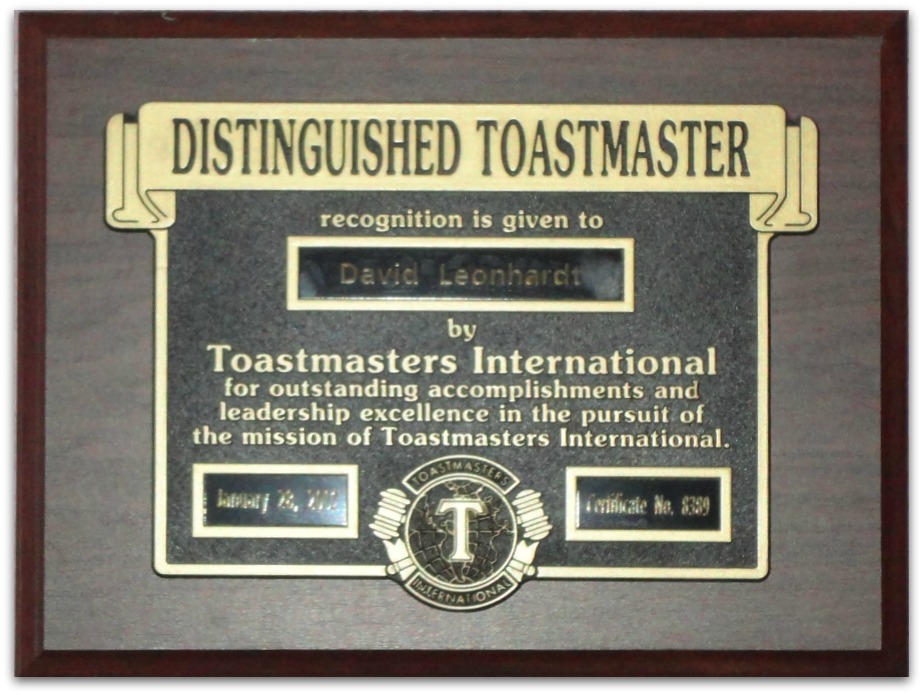 Distinguished Toastmaster (DTM)
