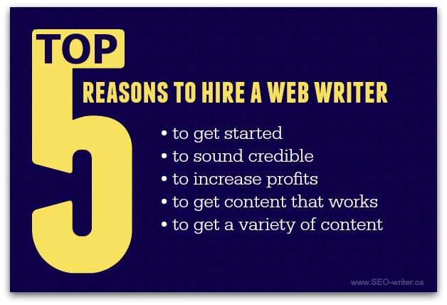 Why hire a web writer